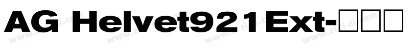 AG Helvet921Ext字体转换